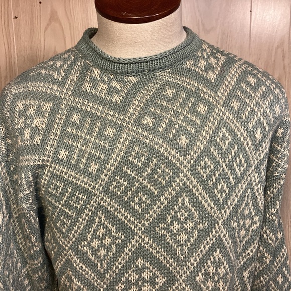 Joseph Abbound Mens Linen & Cotton Sweater Hand Framed in Scotland size large - Picture 2 of 10